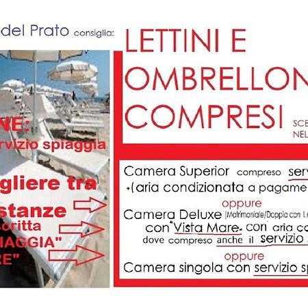 Hotel Villa Del Prato Cucina Romagnola E Possibilita Pacchetto Spiaggia Bellariva Di Rimini ภายนอก รูปภาพ